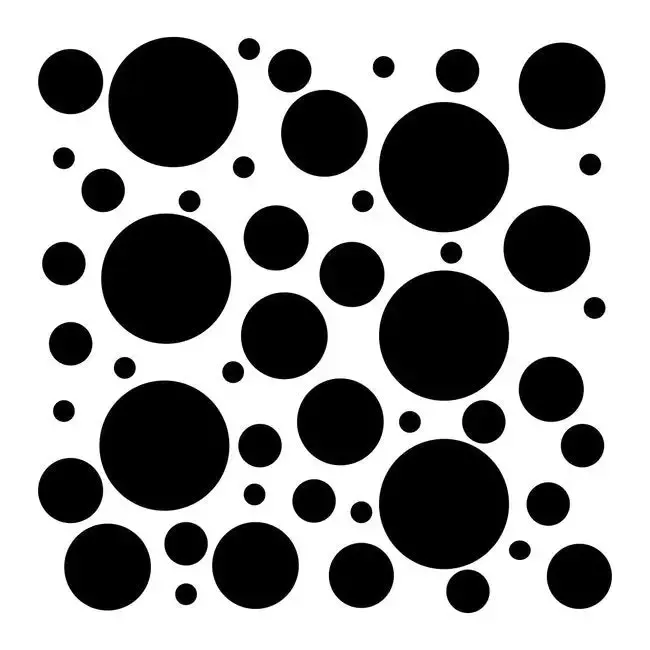 Set of 300 Polka Dot Circles Vinyl Wall Decals Stickers – Assorted Sizes