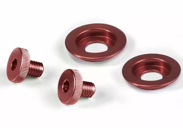 Stilo ST5 Helmet Shield Screw Kit - Red