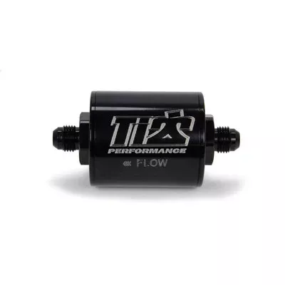 Ti22 Performance 6 AN In-Line Fuel Filter Short Style