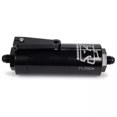 Ti22 Performance 6 AN In-Line Fuel Filter with Built-In Shut-off Valve