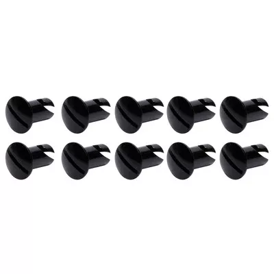 Ti22 Performance Oval Head Dzus Buttons .550 Long Black