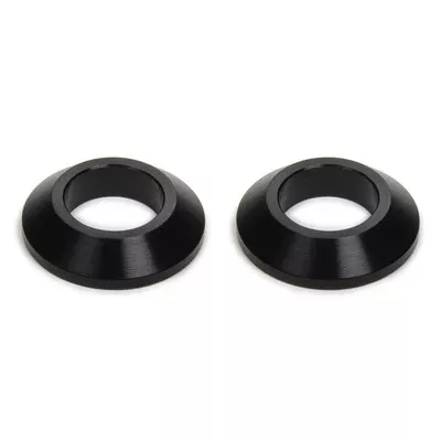 Ti22 Performance Tapered Spacers 1/2in ID 1/4in Thick Black