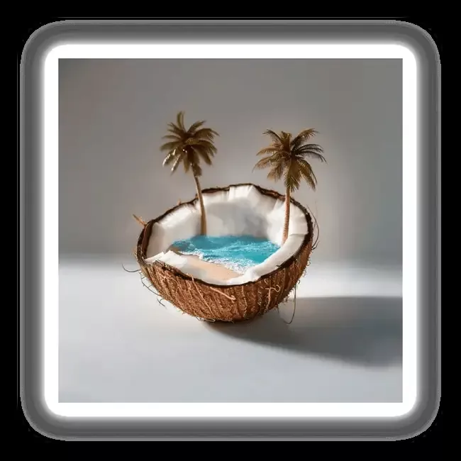 Tropical Beach Coconut