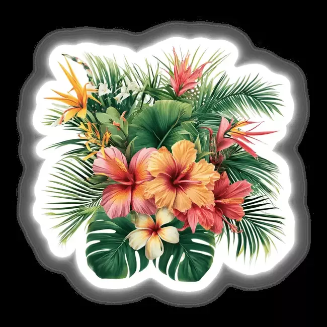 Tropical Flora Hibiscus Bouquet