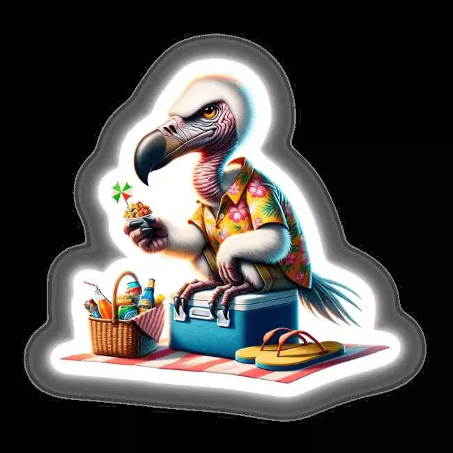 Vacation Vulture Having a Picnic