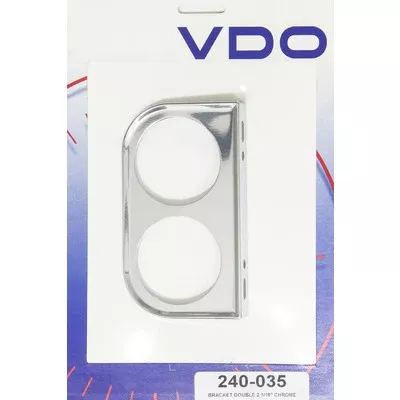 VDO 2 Gauge Mounting Bracket - for 2 1/16" Gauges - Chrome