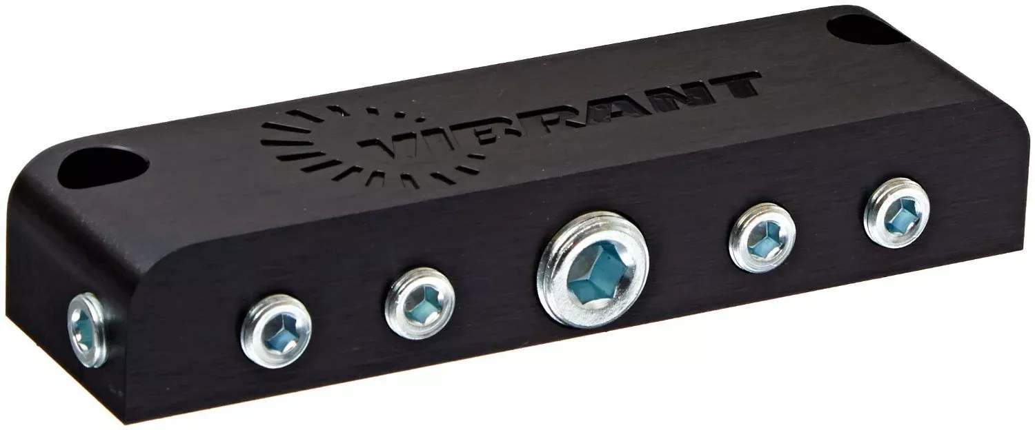 Vibrant Performance 2691 Black Anodized Aluminum Vacuum Manifold