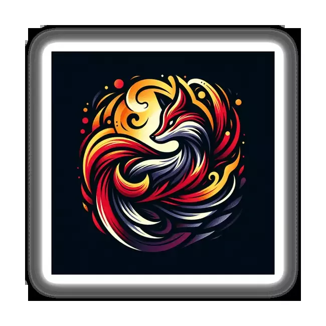 Vivid WhirlwindAbstract Fox