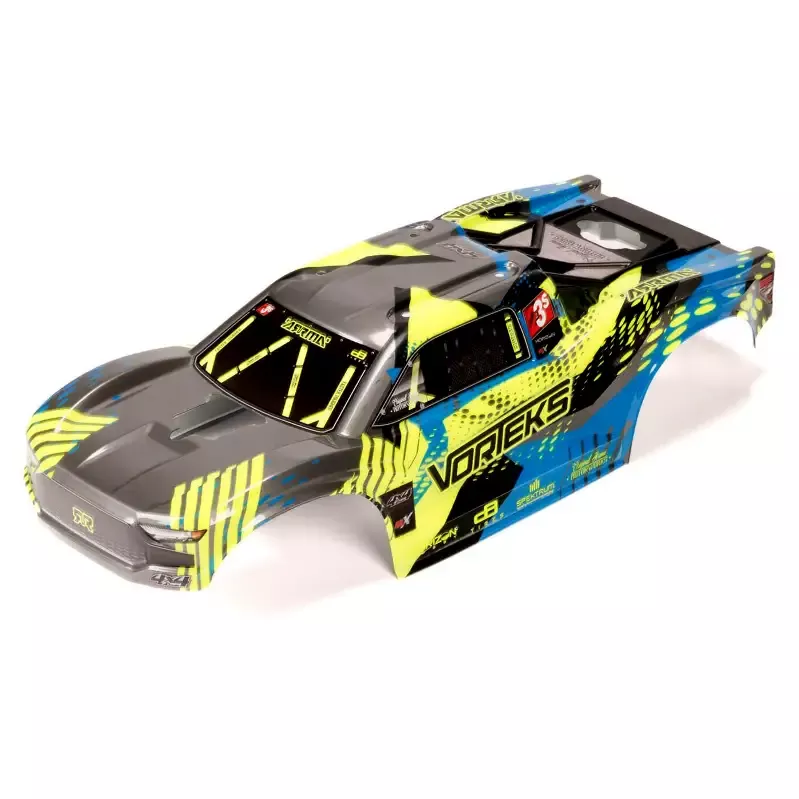 Vorteks Clipless Painted Decaled Body (Teal):ARA-2144