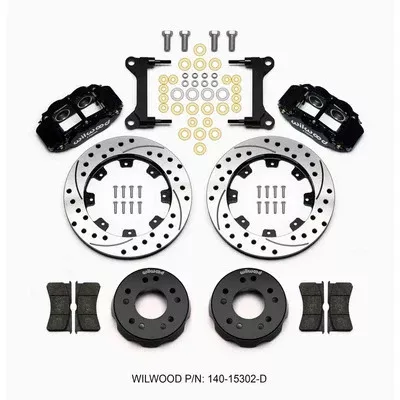 Wilwood Front Disc Brake Kit Chevy/GMC C10, Drilled Rotors