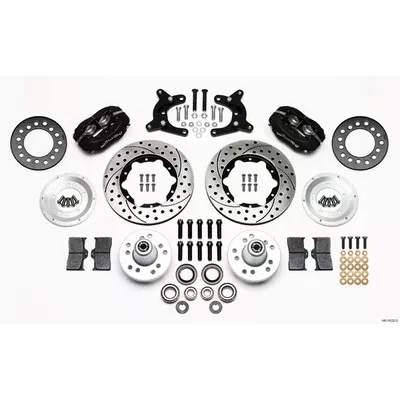 Wilwood HD Front Brake Kit 62-72 A Body Drum Spindle