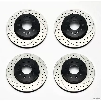 Wilwood Rotor Kit Front & Rear C2 C3 Corvette 1 pc Rotor