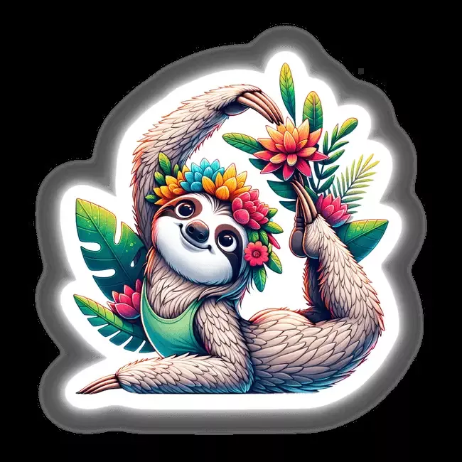 Yoga Sloth Zen Vibes Only
